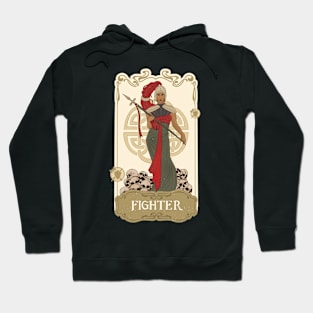 Fighter Art Nouveau Hoodie